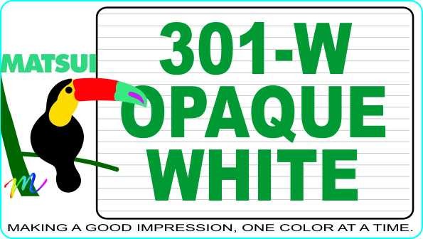 Matsui 301-W Opaque White ECO-Series Textile