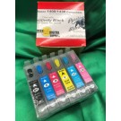 Epson 1430 Cartridges FILLED with Positively BLACK for Film Positives